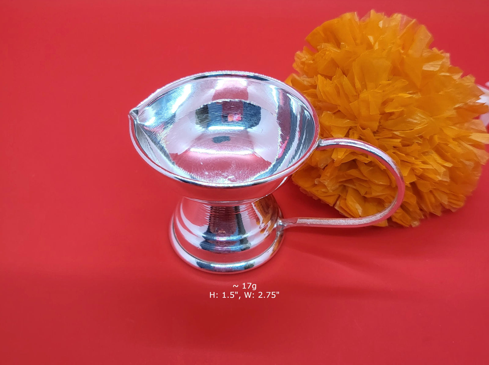 2.75" Fine Silver Deep/Diya, 17g, SLD# 541