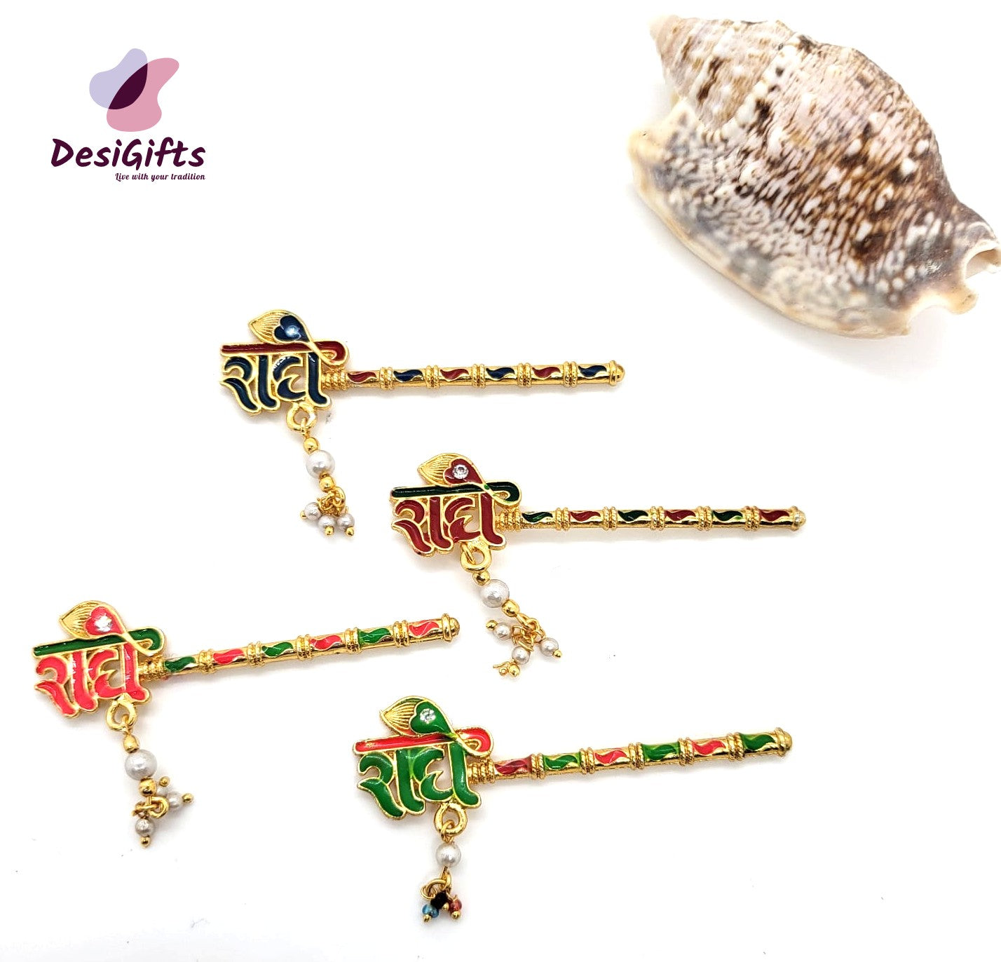 Charming Laddu Gopal Bansuri / flute, Krishna Murli / Bal Gopal Bansi, 2.5", RKF#695