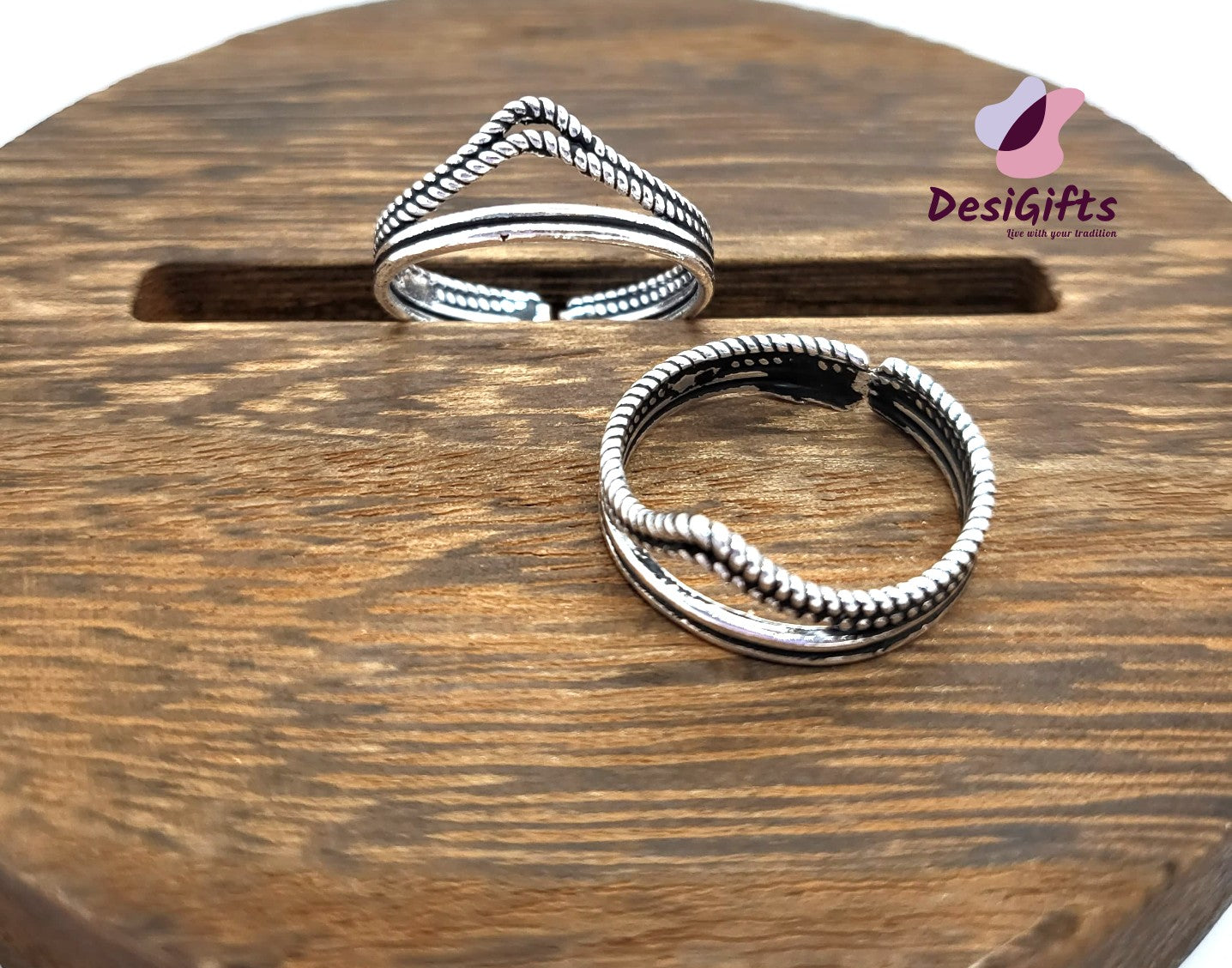 925 Sterling Silver Stylish Toe Ring