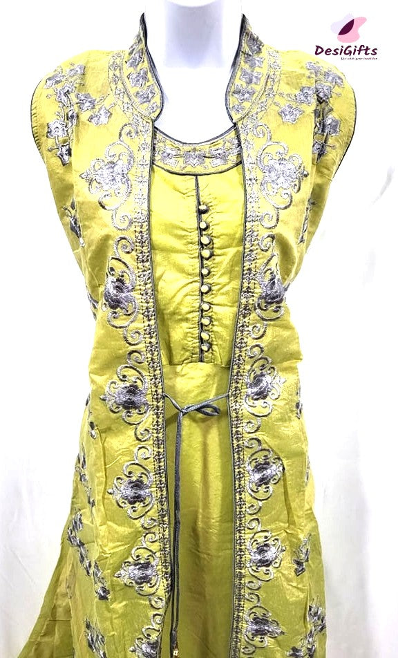 Stylish Single Piece Ethnic Gown/Long Dress, Design GWN #462