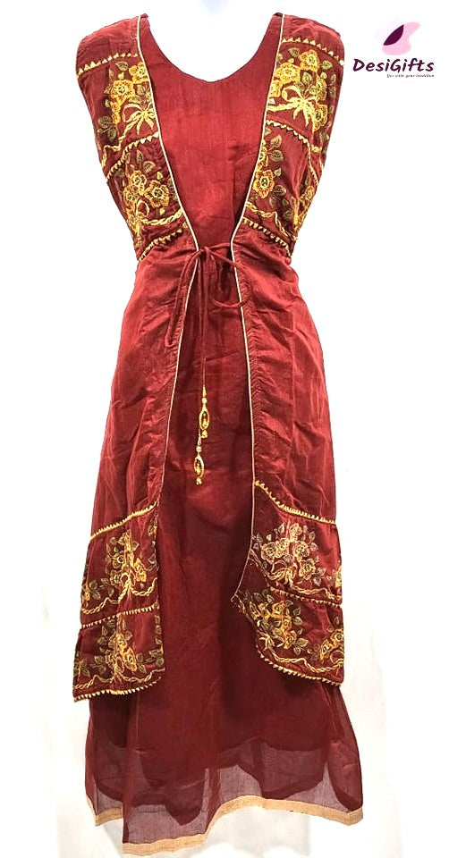 Stylish Single Piece Gown/Long Dress, Design GWN # 461