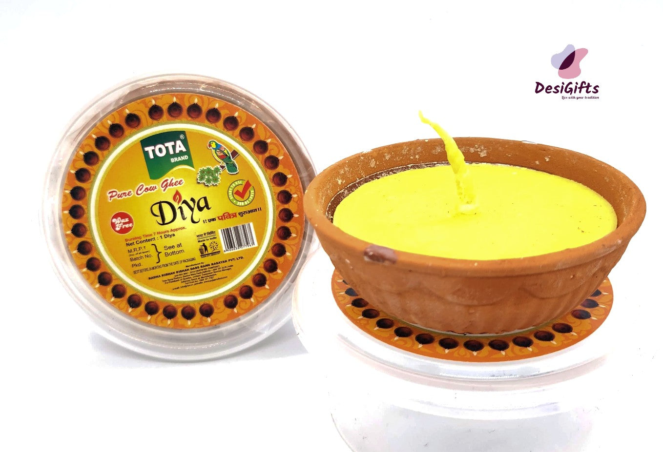Pure Cow Ghee Diya,  WD#902