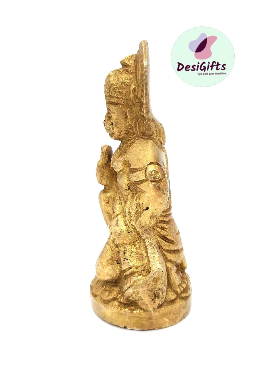 3" Lord Bajrang Bali Hanuman ji Brass Idol, BBM#922