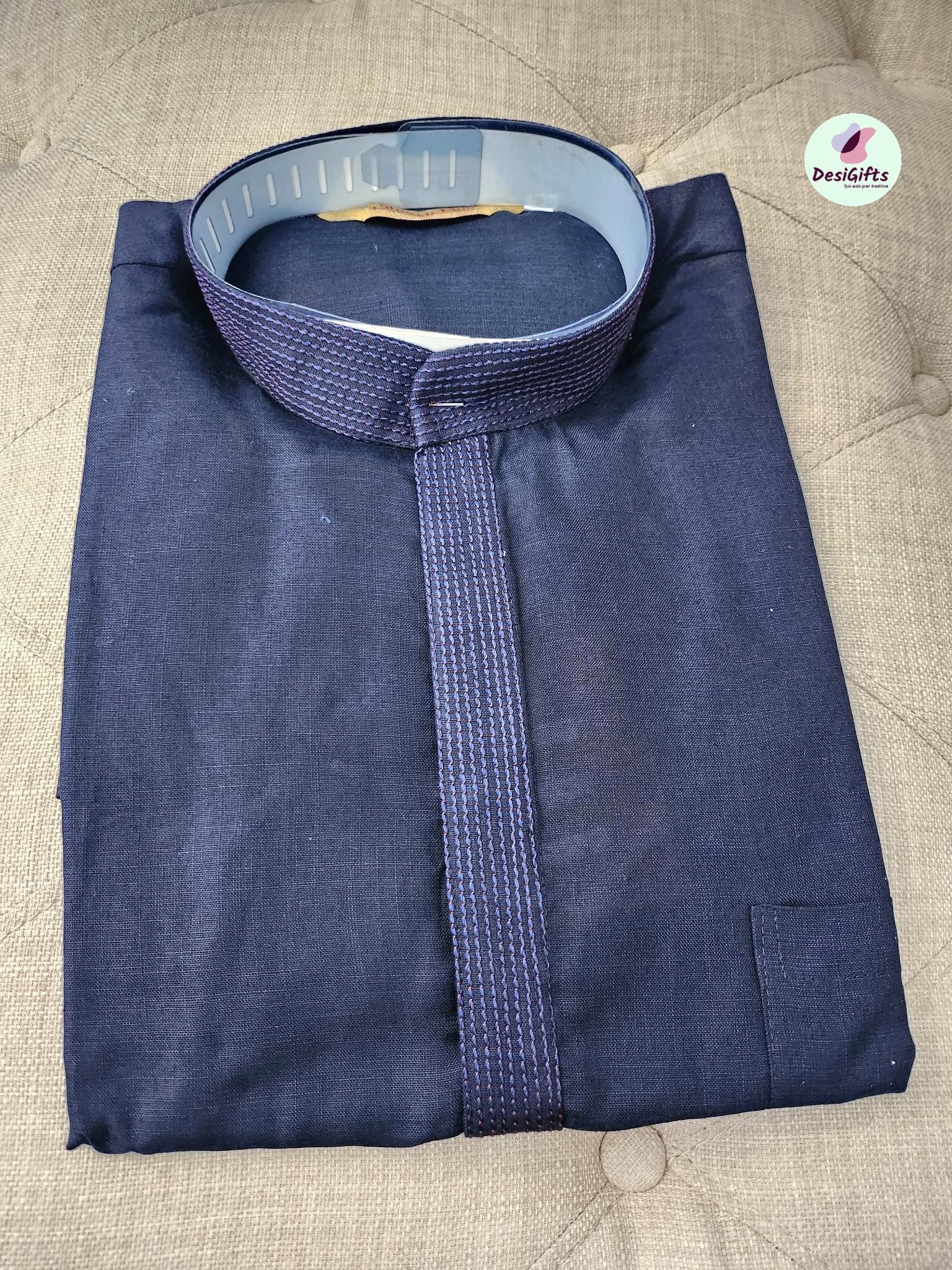 Full Sleeve Short Kurta -Cotton Silk Design SK# OBS 930