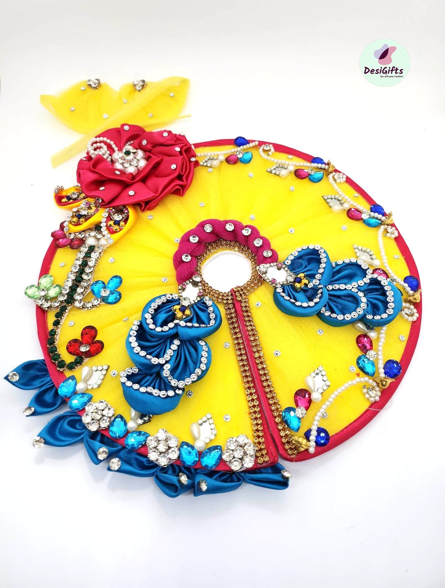 Elegant Krishna Poshak - Bal Gopal ji Dress Size 6, , RKF#958