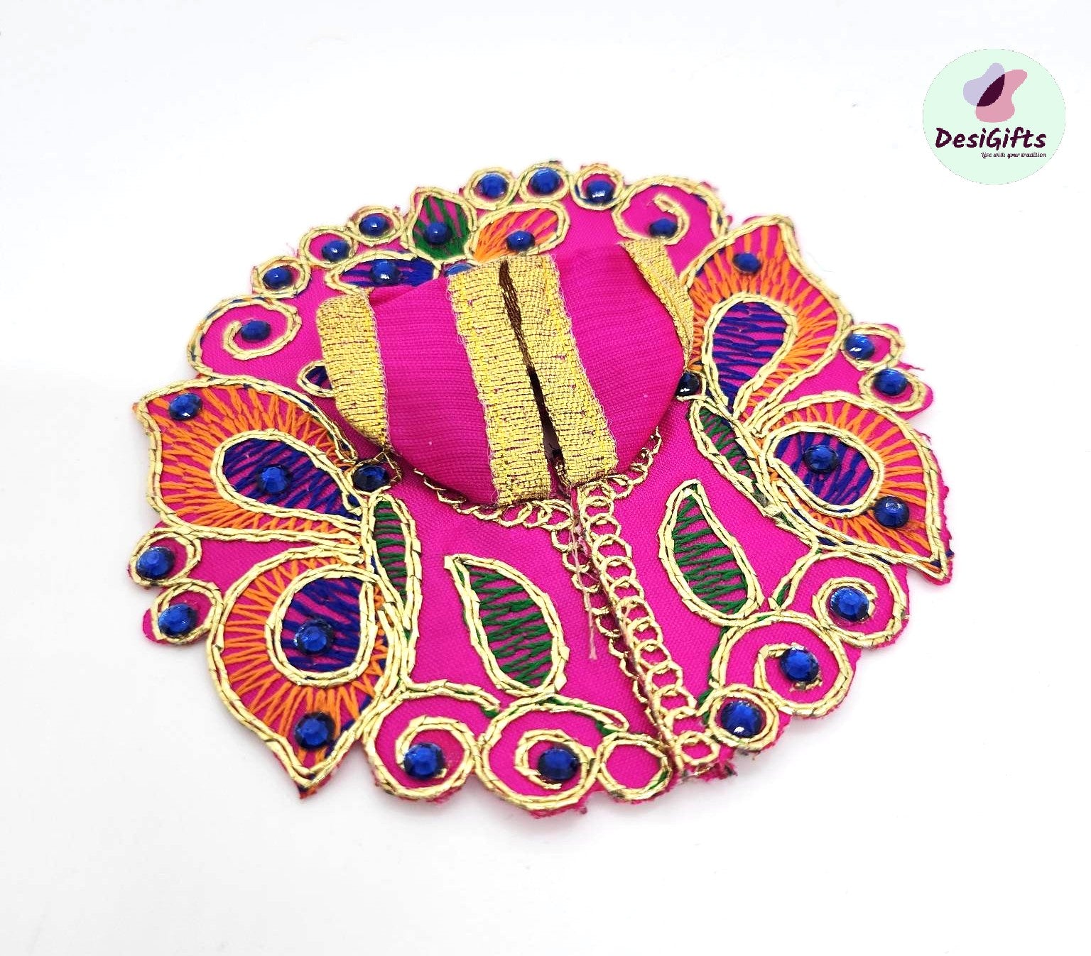 Butterfly Design Bal Gopal ji Dress in Size 0, RKF# 955