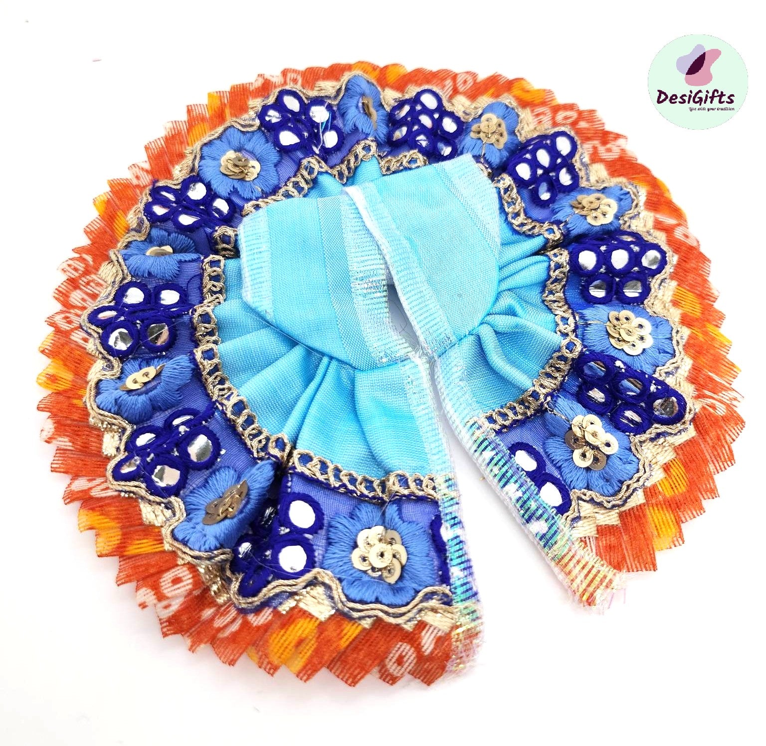 Mirror Design Bal Gopal ji Dress in Size 2, RKF# 953