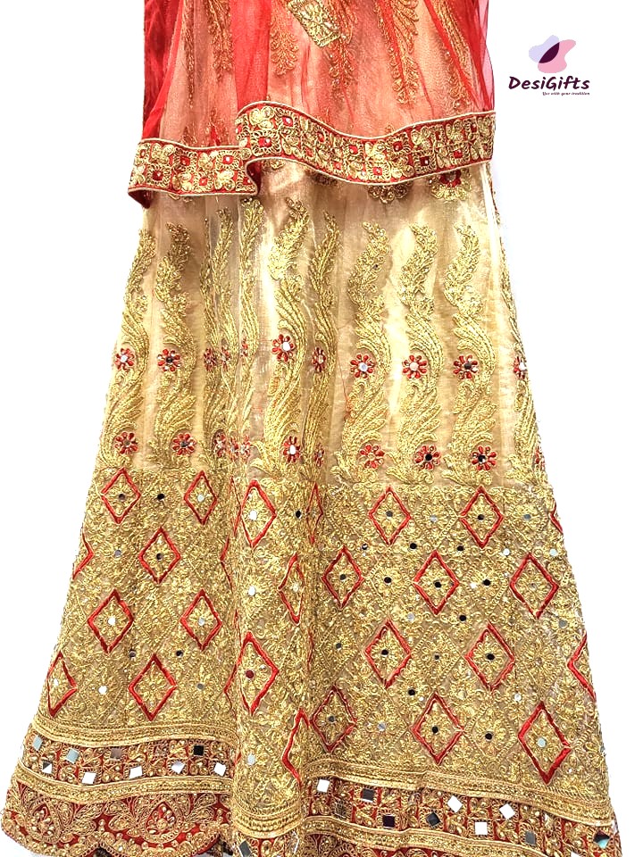 Pakistani Red Golden Lehenga Kameez for Bride | Latest bridal dresses,  Pakistani bridal dresses, Bridal dress fashion