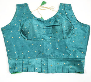 Indian Readymade Stitched Designer Brocade Blouse, Design BLS# 393
