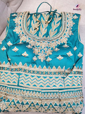 Exquisite  Gown with Golden Zari Work, Design GWN #932