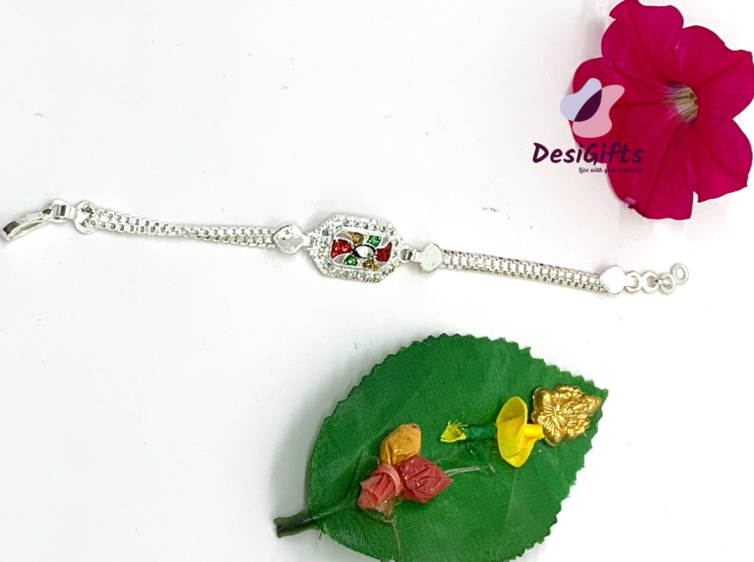 Beutiful Quality Silver Rakhi, SLD# 641