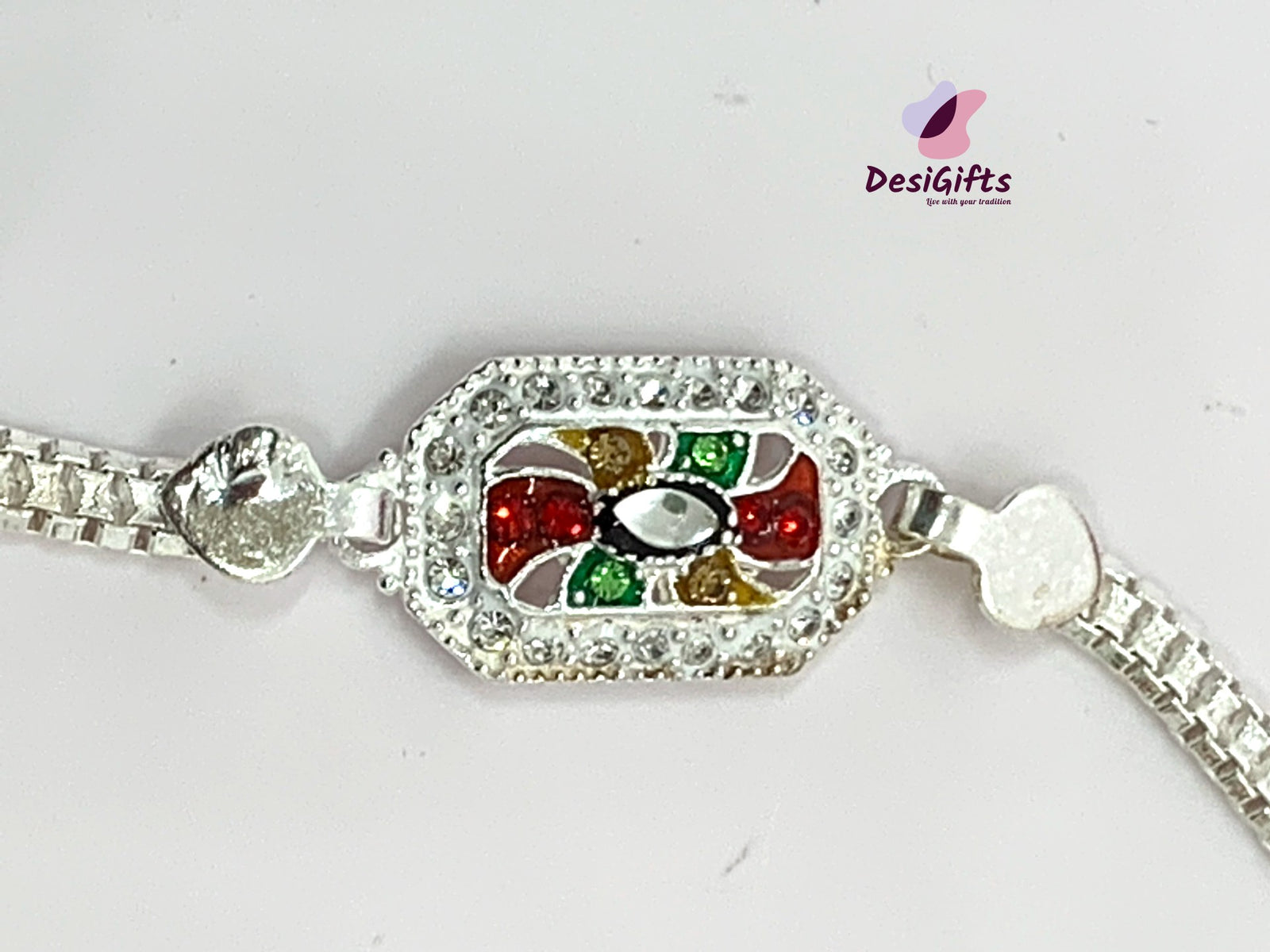 Beutiful Quality Silver Rakhi, SLD# 641