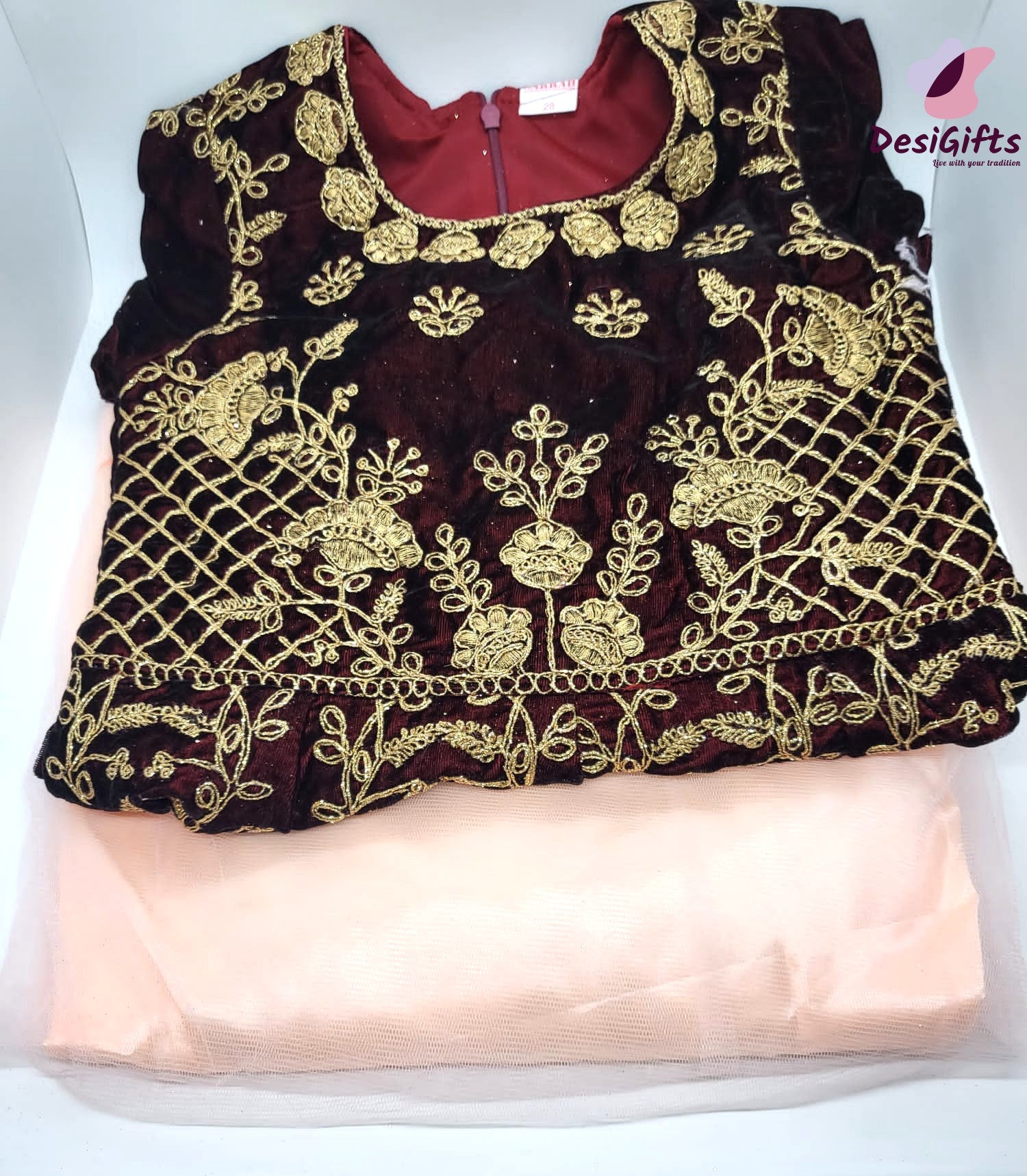 Heavy Green/Yellow  Lehenga Choli Dress for Girls, Design G-816