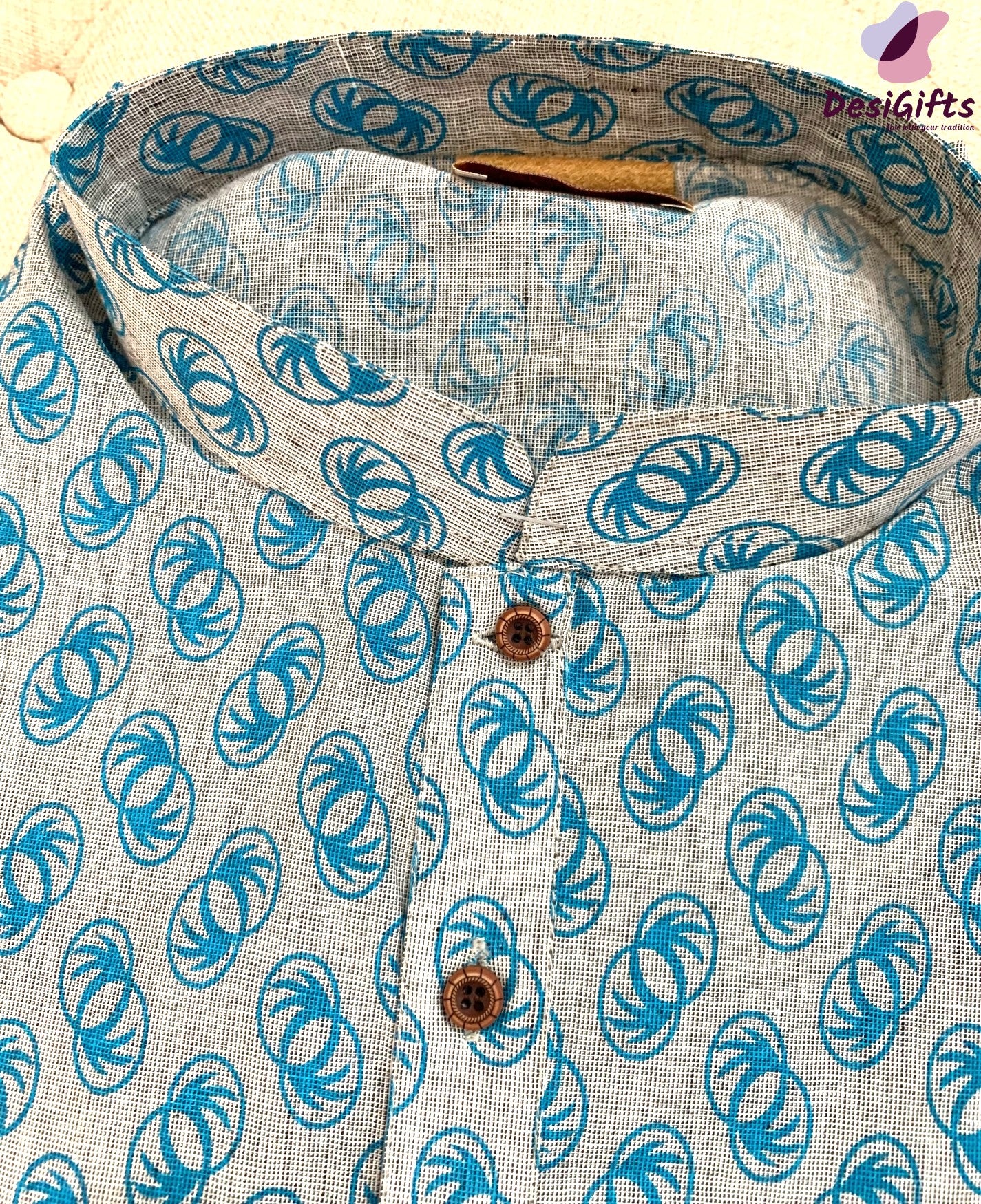 Cotton Printed Kurta Pajama Set-Design KPS# 820
