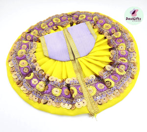 Handmade Bal Gopal ji Dress in Size 4 /Elegant Krishna Poshak, RKF# 951