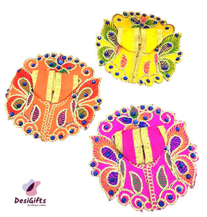Butterfly Design Bal Gopal ji Dress in Size 0, RKF# 955