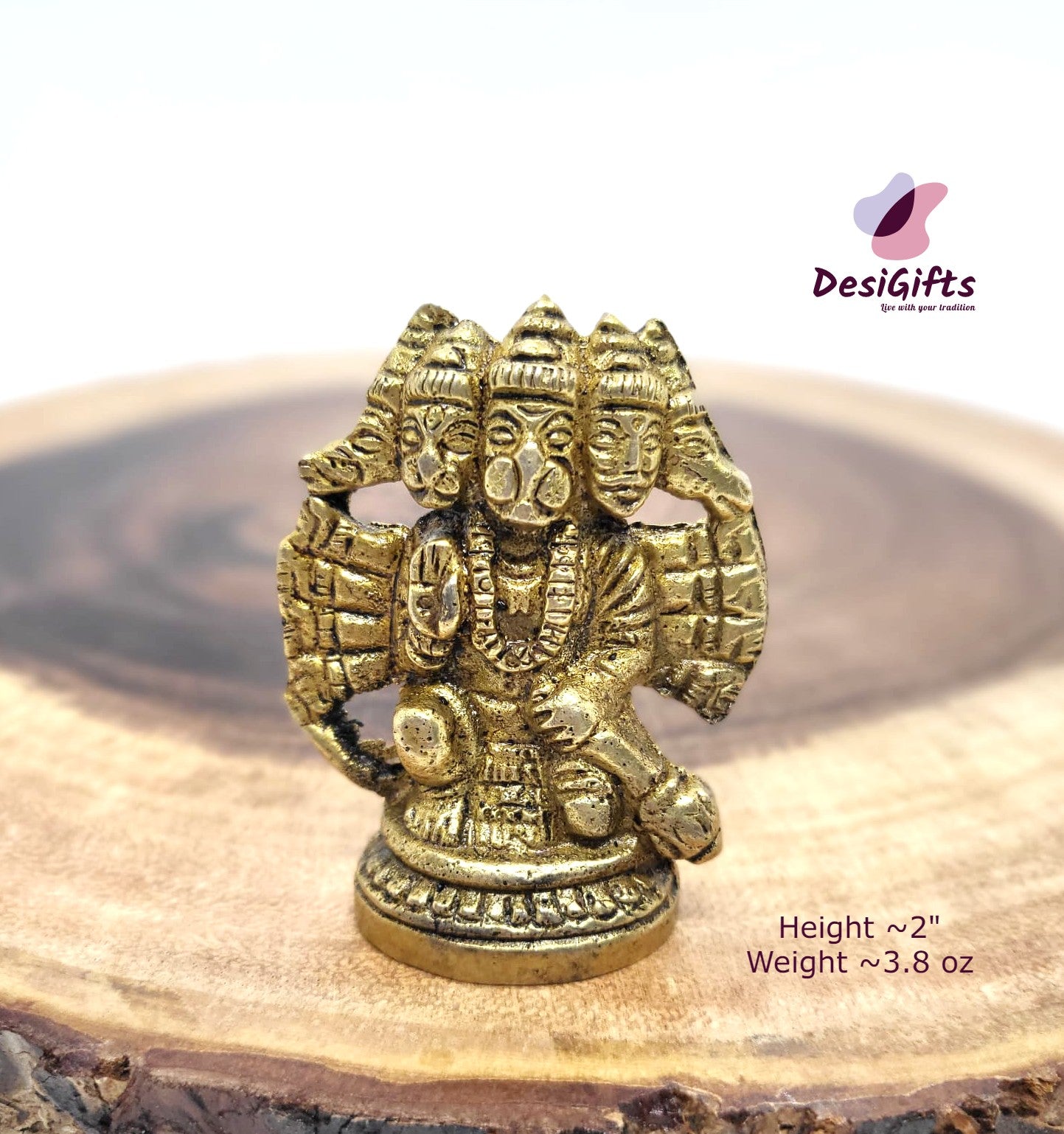 2" Brass Bajrang Bali Hanuman ji idol, BBM#809