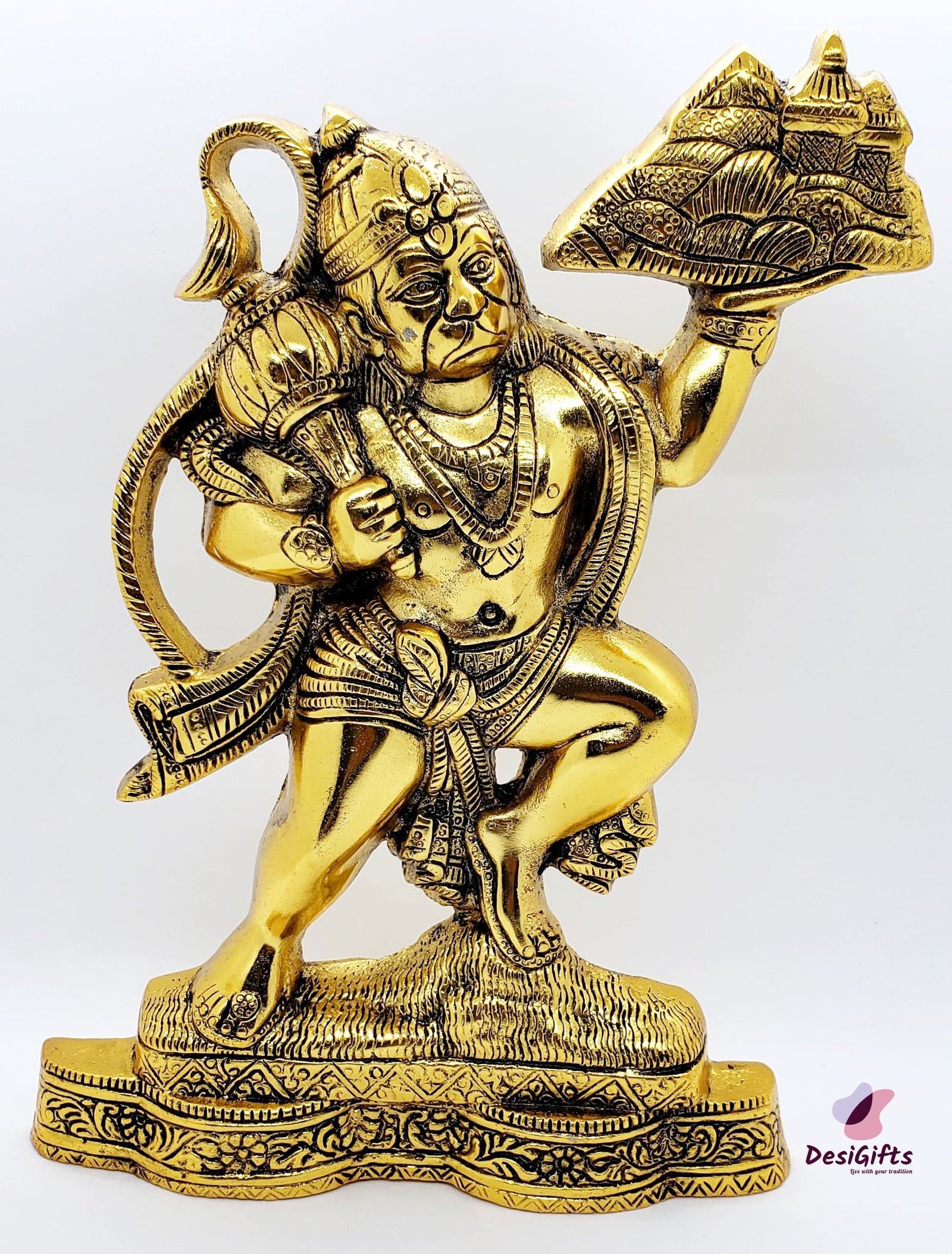 Lord Bajrang Bali Hanuman ji idol in Metallic, BBM# 103