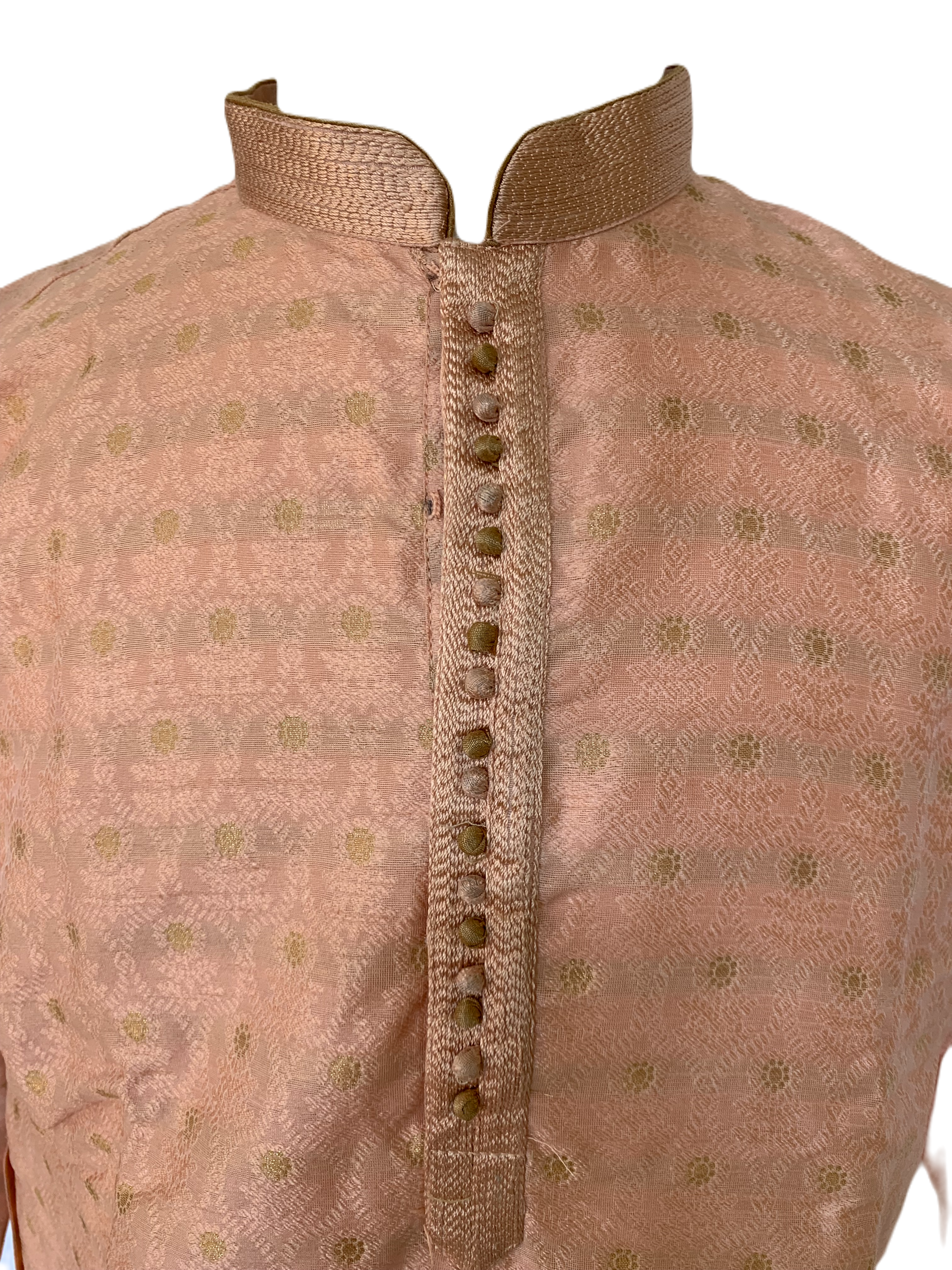 Peach Shade Cotton Silk Kurta Pajama Set- DM- 586