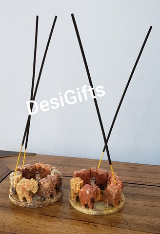 Stone Elephant Incense holder, IHS#213