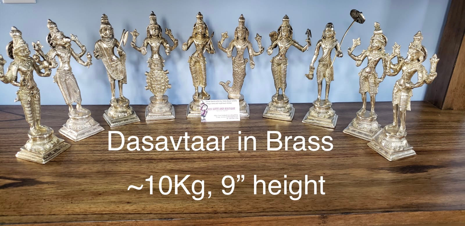 Dashavatar, 10 Avatars of Lord Vishnu in Brass, DVB# 106