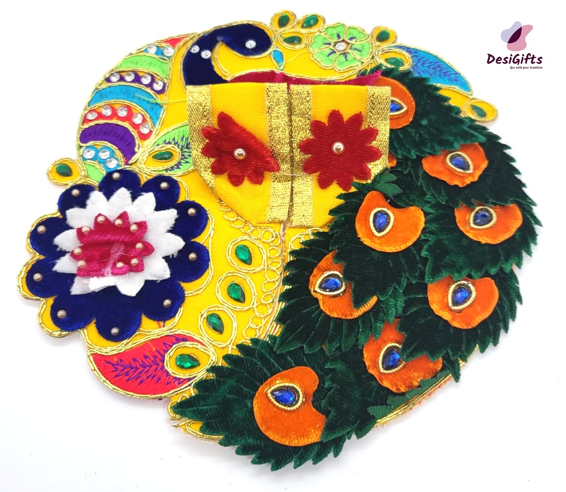 Morpankhi Design Bal Gopal ji Poshak in Size 2 & 4, RKF#856