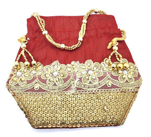 Handcrafted Potli Style Handbags,  HBS#190