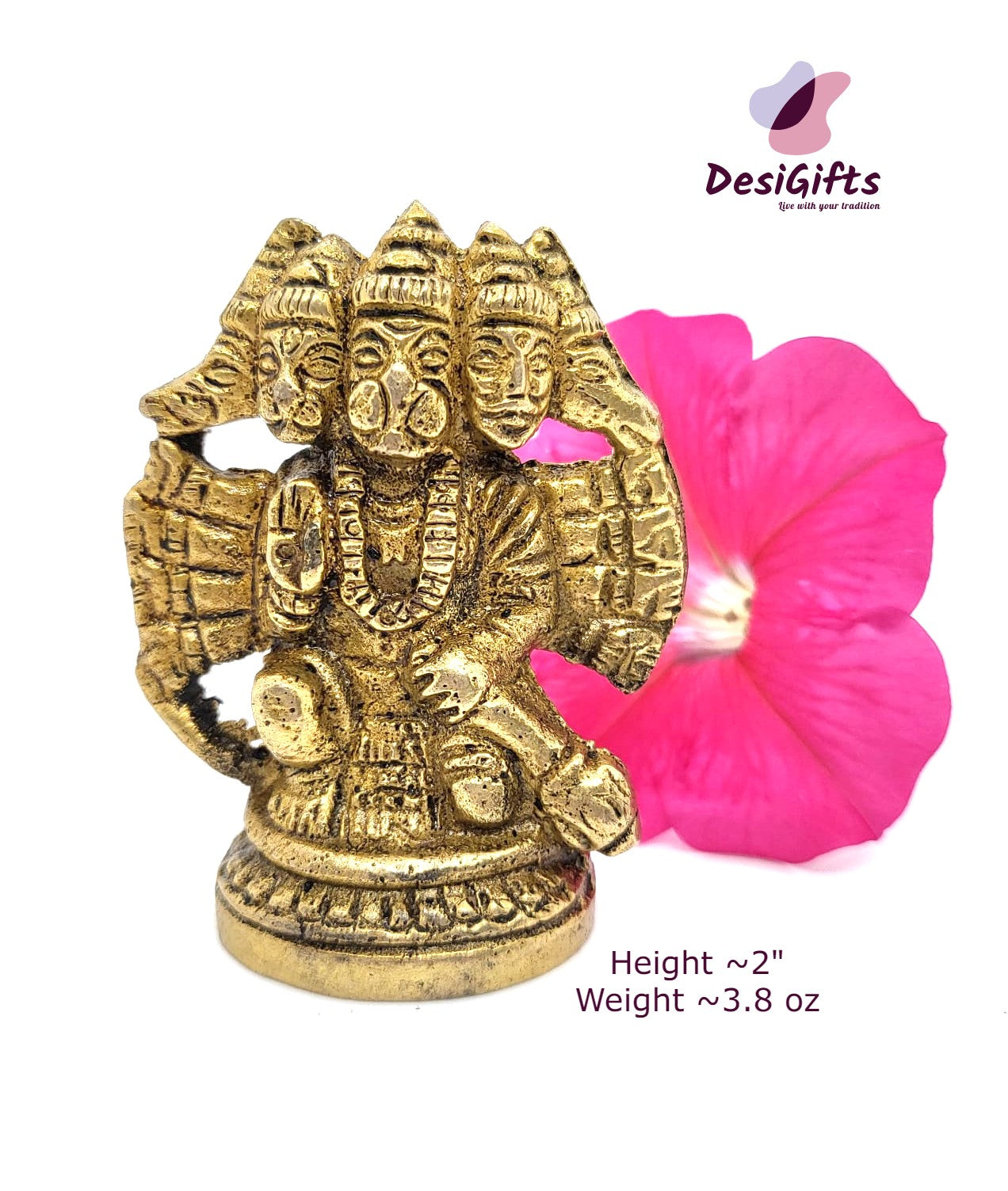 2" Brass Bajrang Bali Hanuman ji idol, BBM#809